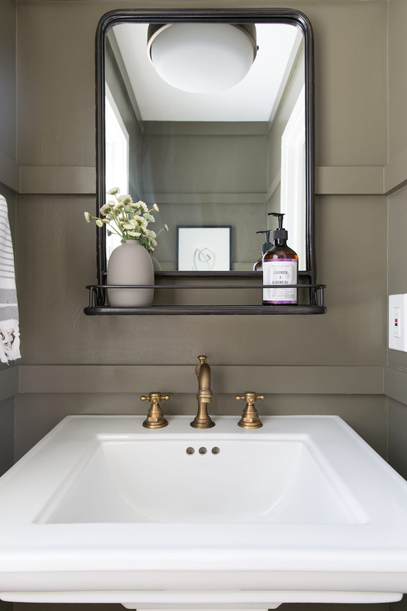 Moody Powder Room